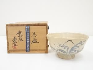 JAPANESE TEA CEREMONY / CHAWAN(TEA BOWL) / KISHU WARE / MT. FUJI